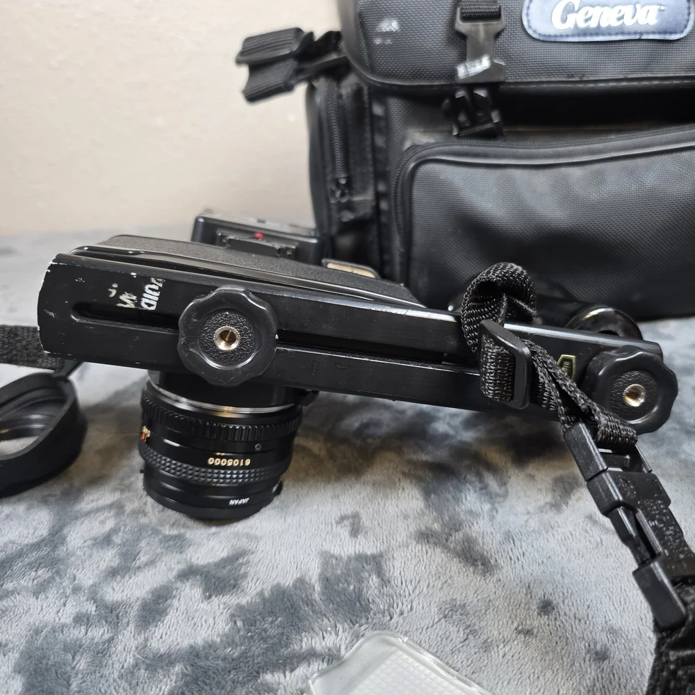 Vivitar V3000S Black Film Camera with Flash